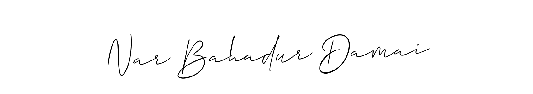 You can use this online signature creator to create a handwritten signature for the name Nar Bahadur Damai. This is the best online autograph maker. Nar Bahadur Damai signature style 2 images and pictures png