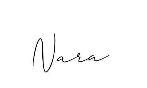 See photos of Nara  official signature by Spectra . Check more albums & portfolios. Read reviews & check more about Allison_Script font. Nara  signature style 2 images and pictures png