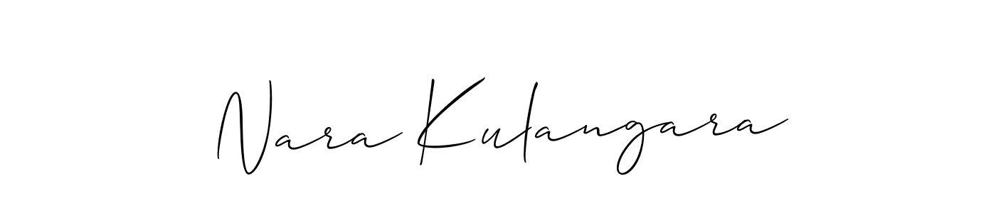 You can use this online signature creator to create a handwritten signature for the name Nara Kulangara. This is the best online autograph maker. Nara Kulangara signature style 2 images and pictures png