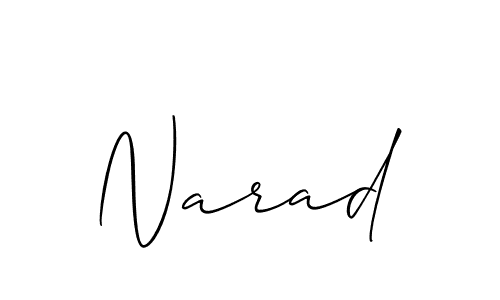 Once you've used our free online signature maker to create your best signature Allison_Script style, it's time to enjoy all of the benefits that Narad name signing documents. Narad signature style 2 images and pictures png