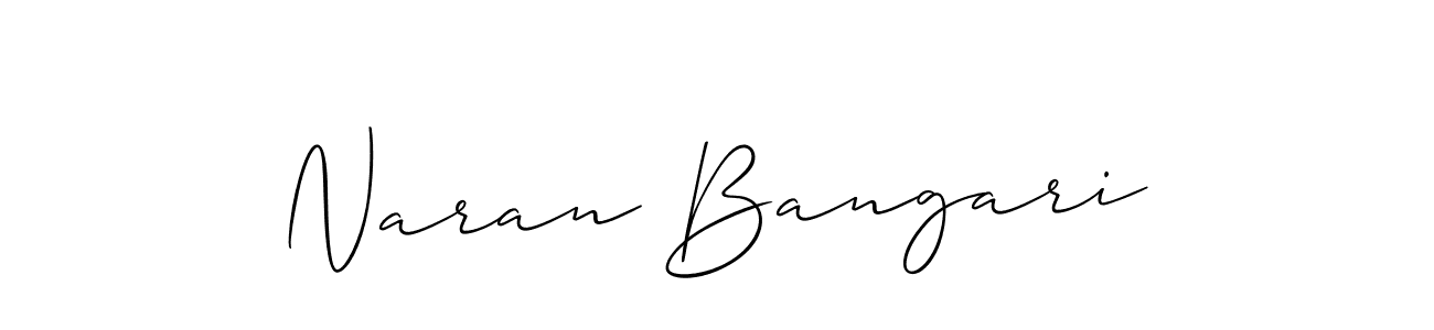 This is the best signature style for the Naran Bangari name. Also you like these signature font (Allison_Script). Mix name signature. Naran Bangari signature style 2 images and pictures png