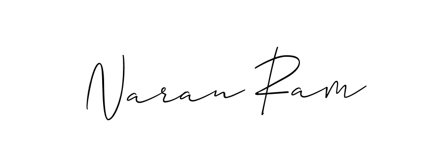 The best way (Allison_Script) to make a short signature is to pick only two or three words in your name. The name Naran Ram include a total of six letters. For converting this name. Naran Ram signature style 2 images and pictures png