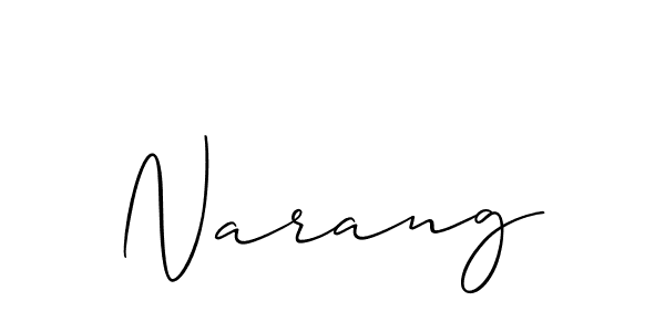 Make a short Narang signature style. Manage your documents anywhere anytime using Allison_Script. Create and add eSignatures, submit forms, share and send files easily. Narang signature style 2 images and pictures png