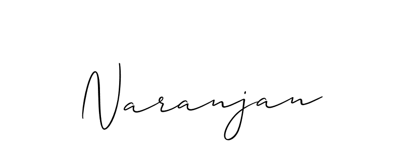 Make a beautiful signature design for name Naranjan. With this signature (Allison_Script) style, you can create a handwritten signature for free. Naranjan signature style 2 images and pictures png