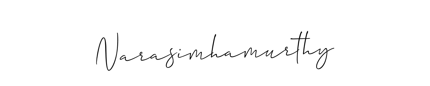 Narasimhamurthy stylish signature style. Best Handwritten Sign (Allison_Script) for my name. Handwritten Signature Collection Ideas for my name Narasimhamurthy. Narasimhamurthy signature style 2 images and pictures png