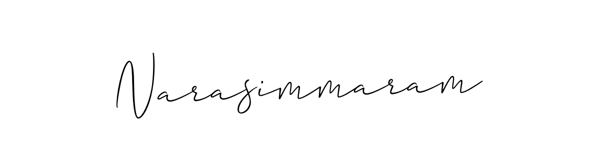 Best and Professional Signature Style for Narasimmaram. Allison_Script Best Signature Style Collection. Narasimmaram signature style 2 images and pictures png