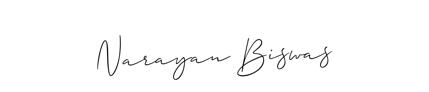 Best and Professional Signature Style for Narayan Biswas. Allison_Script Best Signature Style Collection. Narayan Biswas signature style 2 images and pictures png