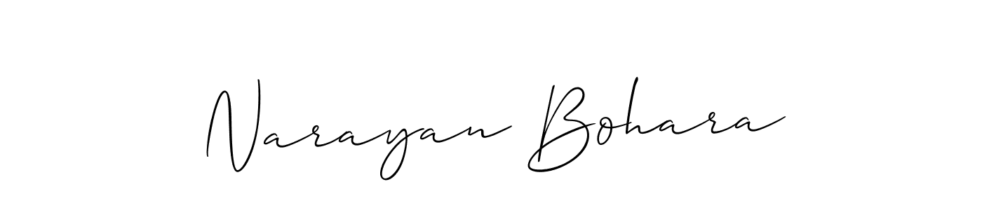 How to Draw Narayan Bohara signature style? Allison_Script is a latest design signature styles for name Narayan Bohara. Narayan Bohara signature style 2 images and pictures png