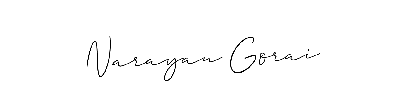 You can use this online signature creator to create a handwritten signature for the name Narayan Gorai. This is the best online autograph maker. Narayan Gorai signature style 2 images and pictures png