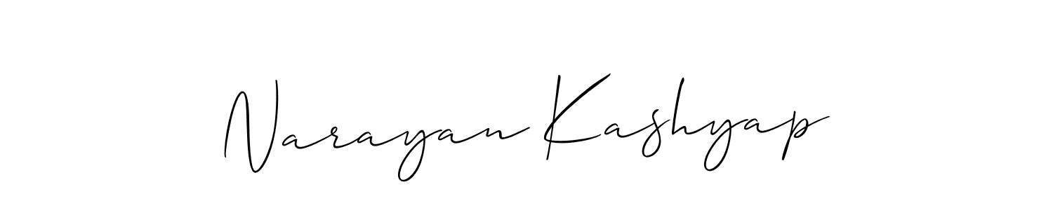 Once you've used our free online signature maker to create your best signature Allison_Script style, it's time to enjoy all of the benefits that Narayan Kashyap name signing documents. Narayan Kashyap signature style 2 images and pictures png