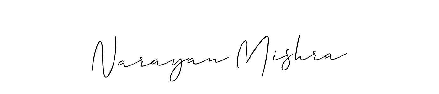 Similarly Allison_Script is the best handwritten signature design. Signature creator online .You can use it as an online autograph creator for name Narayan Mishra. Narayan Mishra signature style 2 images and pictures png