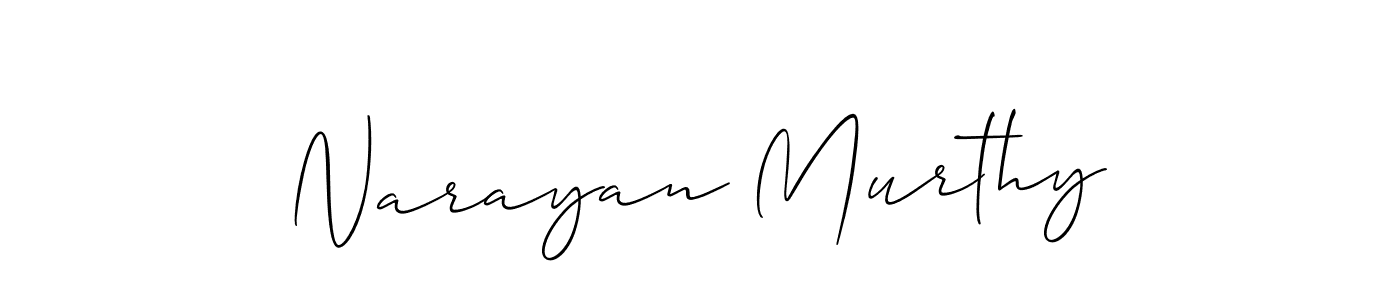 Similarly Allison_Script is the best handwritten signature design. Signature creator online .You can use it as an online autograph creator for name Narayan Murthy. Narayan Murthy signature style 2 images and pictures png