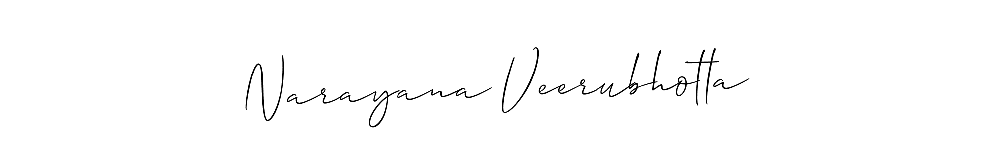 Make a beautiful signature design for name Narayana Veerubhotla. Use this online signature maker to create a handwritten signature for free. Narayana Veerubhotla signature style 2 images and pictures png