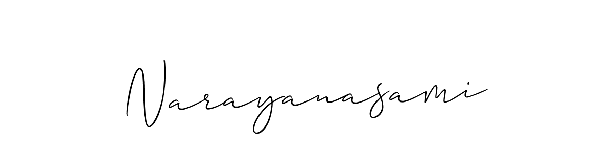 Also You can easily find your signature by using the search form. We will create Narayanasami name handwritten signature images for you free of cost using Allison_Script sign style. Narayanasami signature style 2 images and pictures png