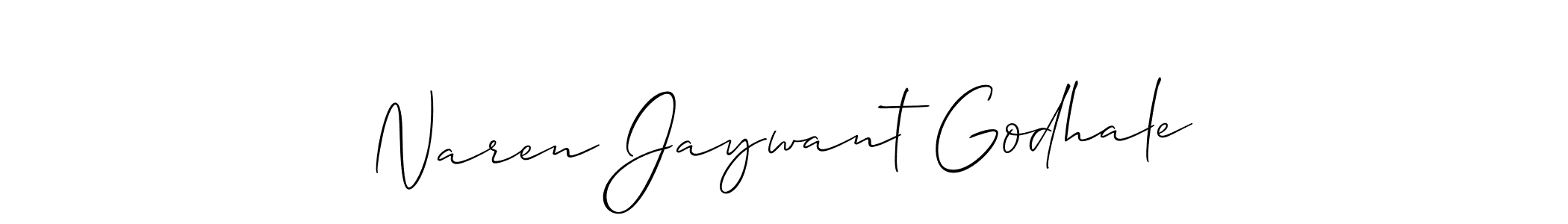 How to Draw Naren Jaywant Godhale signature style? Allison_Script is a latest design signature styles for name Naren Jaywant Godhale. Naren Jaywant Godhale signature style 2 images and pictures png