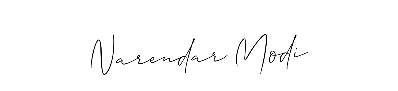 Narendar Modi stylish signature style. Best Handwritten Sign (Allison_Script) for my name. Handwritten Signature Collection Ideas for my name Narendar Modi. Narendar Modi signature style 2 images and pictures png
