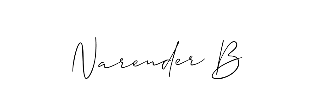 This is the best signature style for the Narender B name. Also you like these signature font (Allison_Script). Mix name signature. Narender B signature style 2 images and pictures png