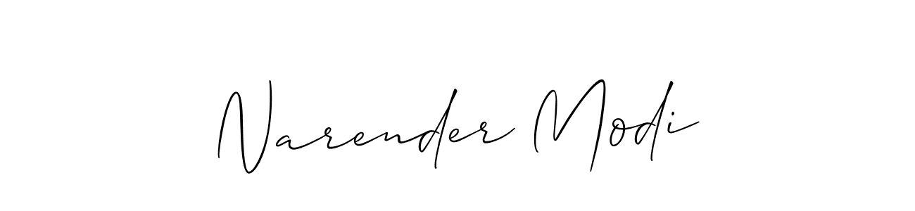 Narender Modi stylish signature style. Best Handwritten Sign (Allison_Script) for my name. Handwritten Signature Collection Ideas for my name Narender Modi. Narender Modi signature style 2 images and pictures png