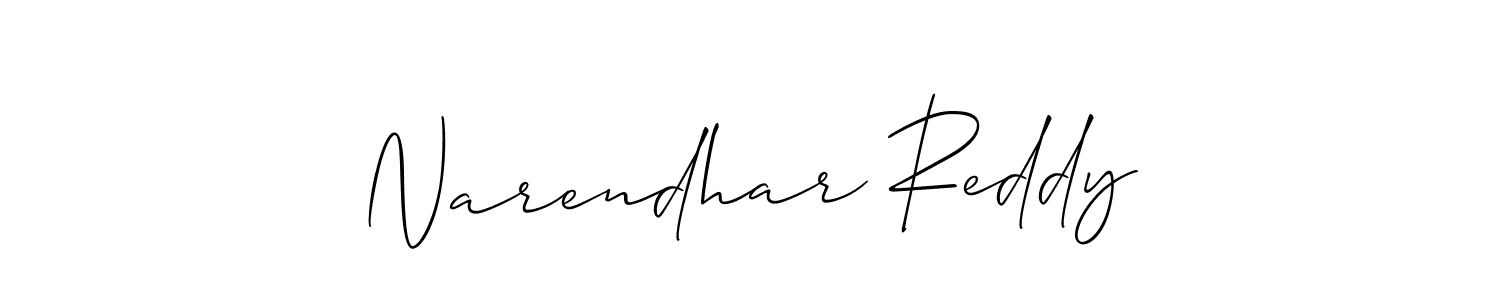 Once you've used our free online signature maker to create your best signature Allison_Script style, it's time to enjoy all of the benefits that Narendhar Reddy name signing documents. Narendhar Reddy signature style 2 images and pictures png