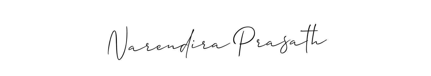 Also You can easily find your signature by using the search form. We will create Narendira Prasath name handwritten signature images for you free of cost using Allison_Script sign style. Narendira Prasath signature style 2 images and pictures png