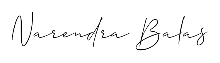 Create an unforgettable impression when signing with Narendra Balas name styled in Allison_Script typography. 100% free online generator. Narendra Balas signature style 2 images and pictures png