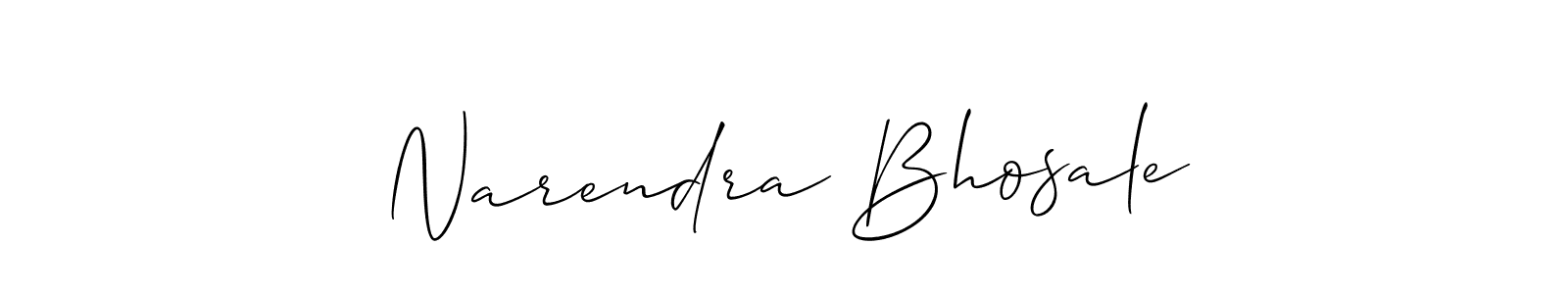 Make a beautiful signature design for name Narendra Bhosale. Use this online signature maker to create a handwritten signature for free. Narendra Bhosale signature style 2 images and pictures png