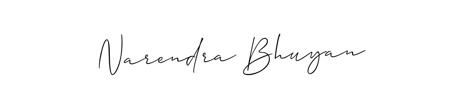 Narendra Bhuyan stylish signature style. Best Handwritten Sign (Allison_Script) for my name. Handwritten Signature Collection Ideas for my name Narendra Bhuyan. Narendra Bhuyan signature style 2 images and pictures png