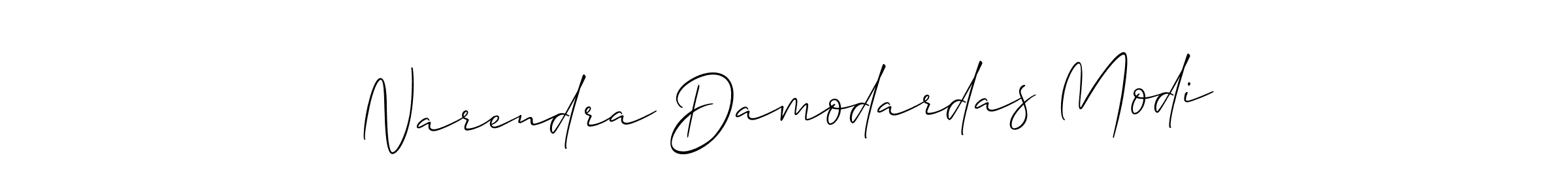How to make Narendra Damodardas Modi signature? Allison_Script is a professional autograph style. Create handwritten signature for Narendra Damodardas Modi name. Narendra Damodardas Modi signature style 2 images and pictures png