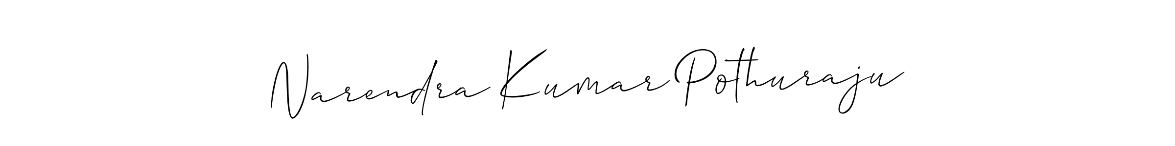 Make a beautiful signature design for name Narendra Kumar Pothuraju. Use this online signature maker to create a handwritten signature for free. Narendra Kumar Pothuraju signature style 2 images and pictures png