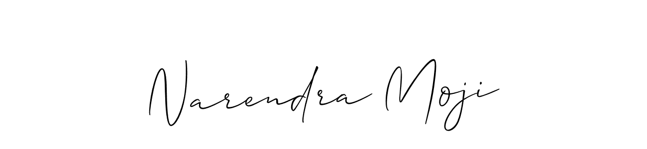 Also we have Narendra Moji name is the best signature style. Create professional handwritten signature collection using Allison_Script autograph style. Narendra Moji signature style 2 images and pictures png