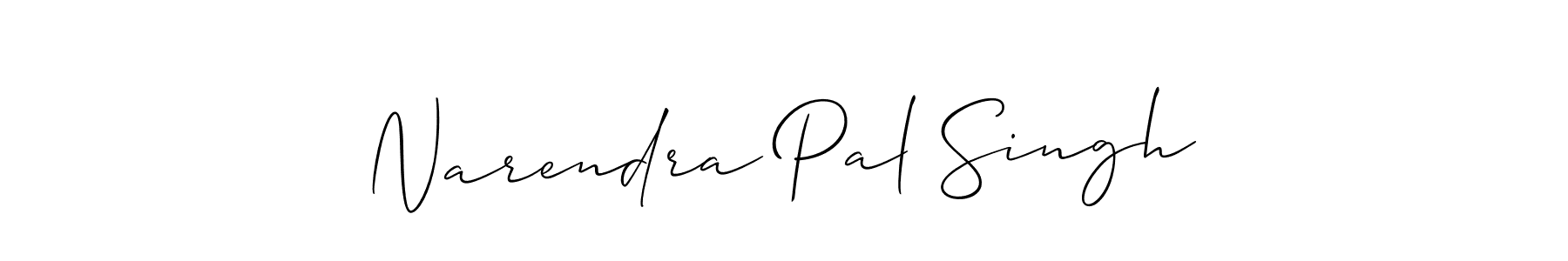 Also we have Narendra Pal Singh name is the best signature style. Create professional handwritten signature collection using Allison_Script autograph style. Narendra Pal Singh signature style 2 images and pictures png