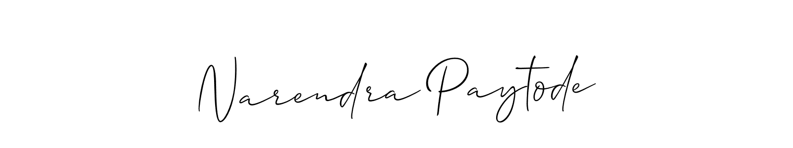 You can use this online signature creator to create a handwritten signature for the name Narendra Paytode. This is the best online autograph maker. Narendra Paytode signature style 2 images and pictures png