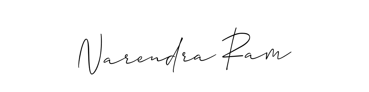Also You can easily find your signature by using the search form. We will create Narendra Ram name handwritten signature images for you free of cost using Allison_Script sign style. Narendra Ram signature style 2 images and pictures png