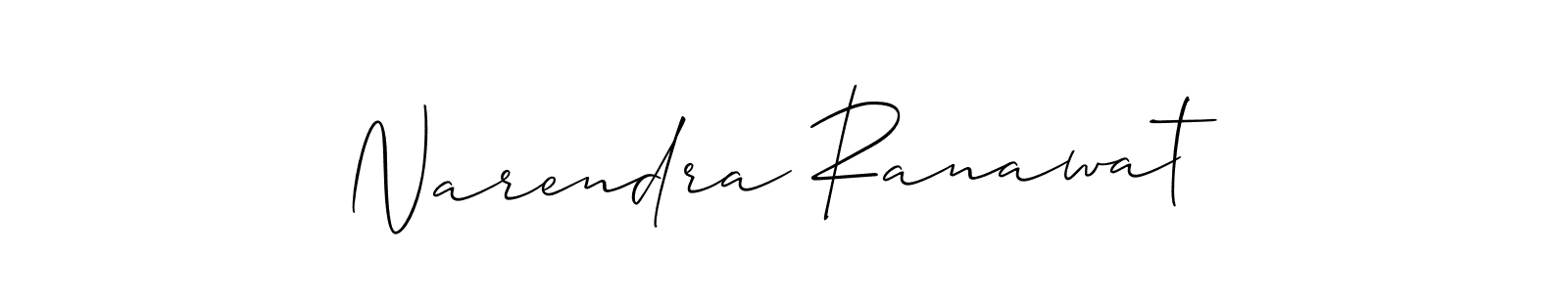 Best and Professional Signature Style for Narendra Ranawat. Allison_Script Best Signature Style Collection. Narendra Ranawat signature style 2 images and pictures png