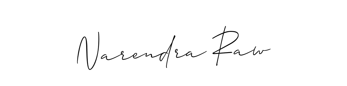 if you are searching for the best signature style for your name Narendra Raw. so please give up your signature search. here we have designed multiple signature styles  using Allison_Script. Narendra Raw signature style 2 images and pictures png