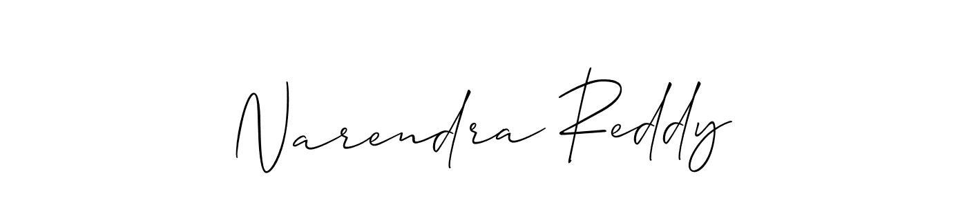 Similarly Allison_Script is the best handwritten signature design. Signature creator online .You can use it as an online autograph creator for name Narendra Reddy. Narendra Reddy signature style 2 images and pictures png