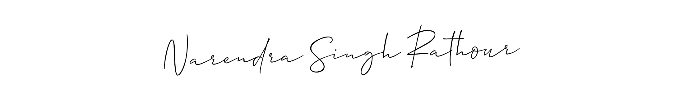 Make a beautiful signature design for name Narendra Singh Rathour. With this signature (Allison_Script) style, you can create a handwritten signature for free. Narendra Singh Rathour signature style 2 images and pictures png