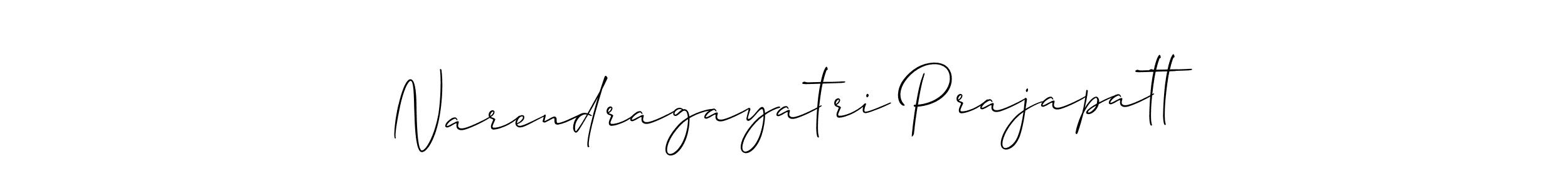 See photos of Narendragayatri Prajapatt official signature by Spectra . Check more albums & portfolios. Read reviews & check more about Allison_Script font. Narendragayatri Prajapatt signature style 2 images and pictures png
