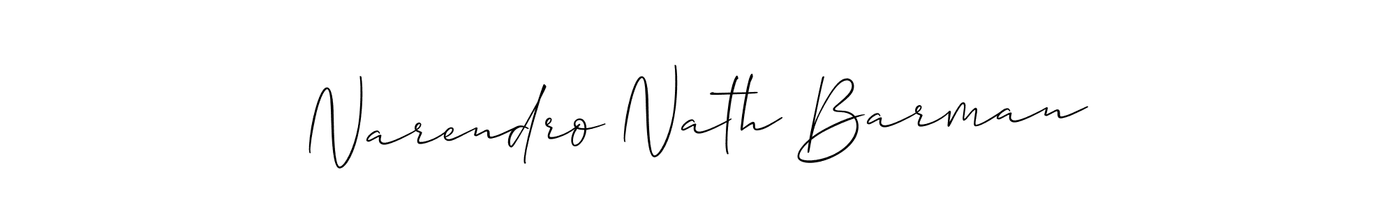 Make a beautiful signature design for name Narendro Nath Barman. Use this online signature maker to create a handwritten signature for free. Narendro Nath Barman signature style 2 images and pictures png