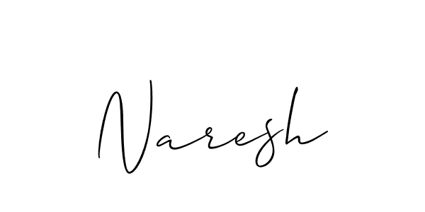 Best and Professional Signature Style for Naresh. Allison_Script Best Signature Style Collection. Naresh signature style 2 images and pictures png