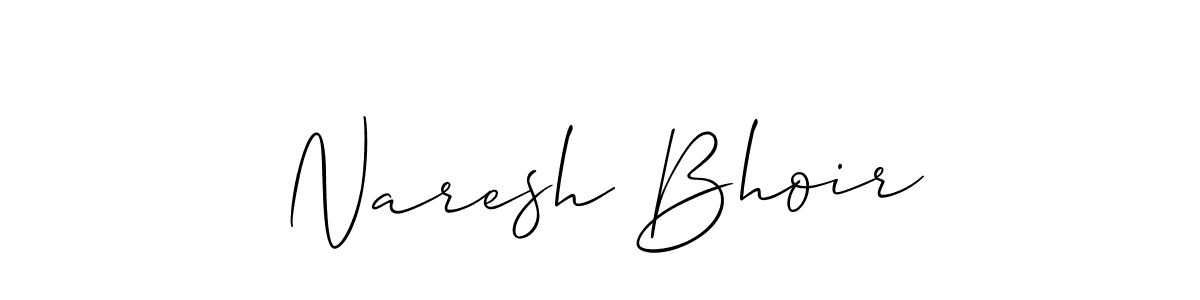 This is the best signature style for the Naresh Bhoir name. Also you like these signature font (Allison_Script). Mix name signature. Naresh Bhoir signature style 2 images and pictures png