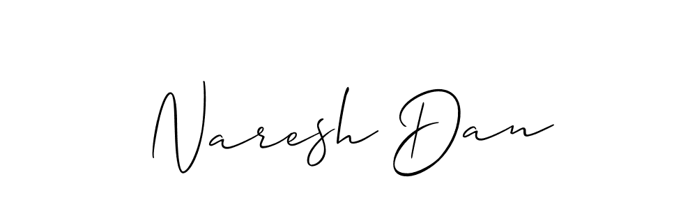 Also You can easily find your signature by using the search form. We will create Naresh Dan name handwritten signature images for you free of cost using Allison_Script sign style. Naresh Dan signature style 2 images and pictures png