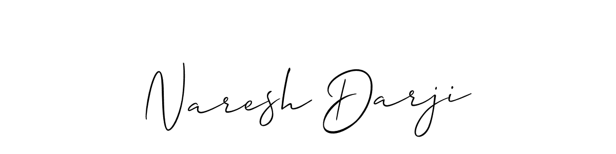 Design your own signature with our free online signature maker. With this signature software, you can create a handwritten (Allison_Script) signature for name Naresh Darji. Naresh Darji signature style 2 images and pictures png