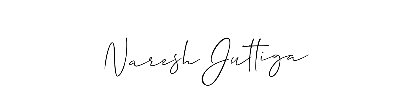 Also we have Naresh Juttiga name is the best signature style. Create professional handwritten signature collection using Allison_Script autograph style. Naresh Juttiga signature style 2 images and pictures png