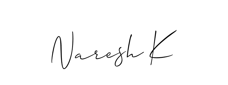 You can use this online signature creator to create a handwritten signature for the name Naresh K. This is the best online autograph maker. Naresh K signature style 2 images and pictures png