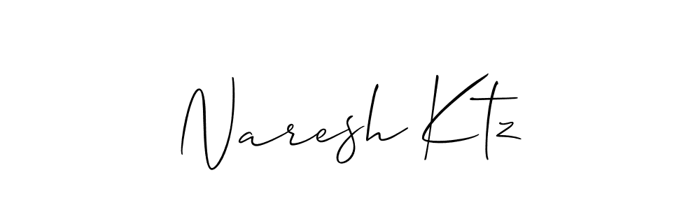 You should practise on your own different ways (Allison_Script) to write your name (Naresh Ktz) in signature. don't let someone else do it for you. Naresh Ktz signature style 2 images and pictures png