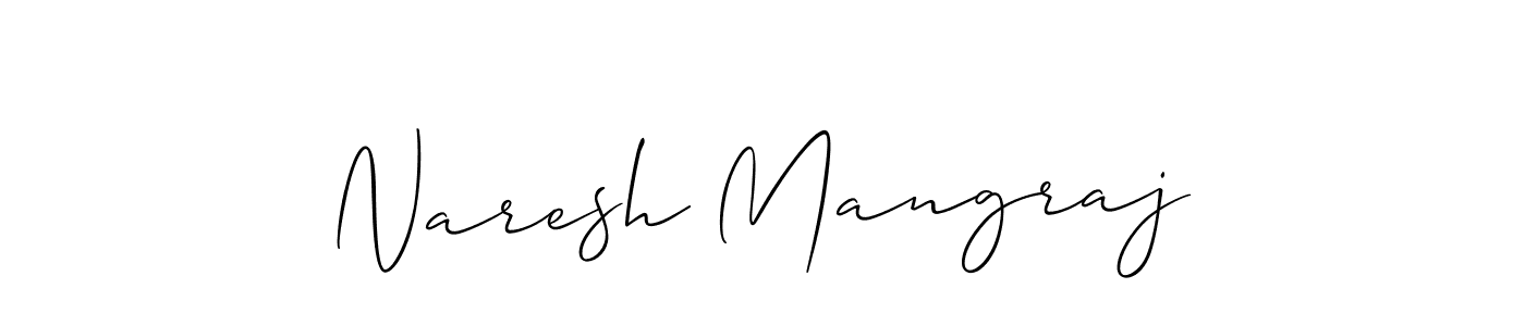 Here are the top 10 professional signature styles for the name Naresh Mangraj. These are the best autograph styles you can use for your name. Naresh Mangraj signature style 2 images and pictures png