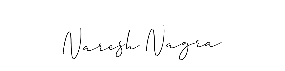 Make a beautiful signature design for name Naresh Nagra. Use this online signature maker to create a handwritten signature for free. Naresh Nagra signature style 2 images and pictures png