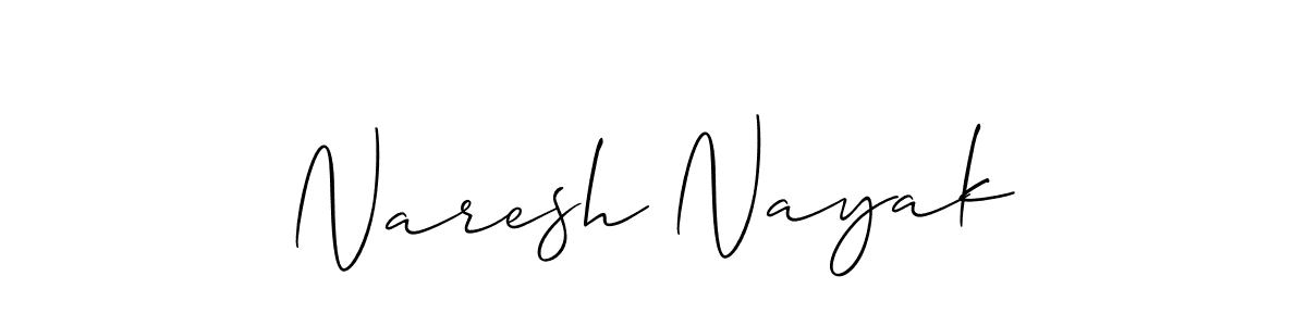 Make a short Naresh Nayak signature style. Manage your documents anywhere anytime using Allison_Script. Create and add eSignatures, submit forms, share and send files easily. Naresh Nayak signature style 2 images and pictures png
