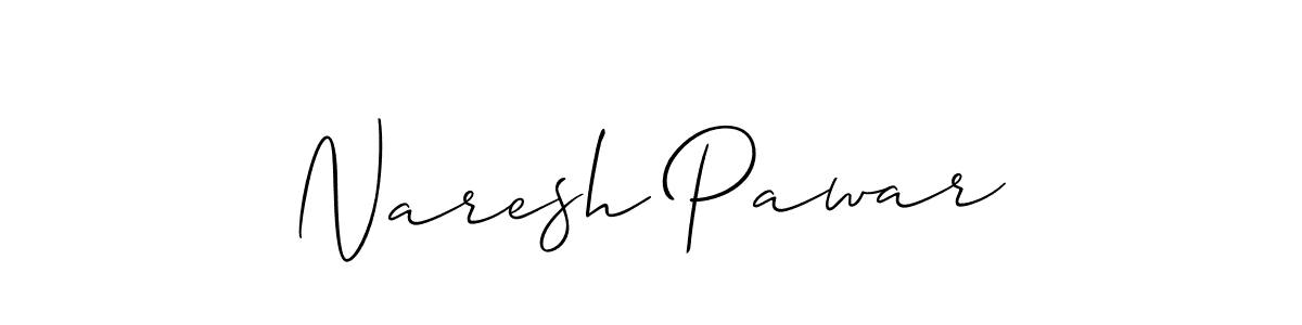 It looks lik you need a new signature style for name Naresh Pawar. Design unique handwritten (Allison_Script) signature with our free signature maker in just a few clicks. Naresh Pawar signature style 2 images and pictures png